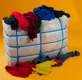Balle de 50 kg de chiffons polo demi clair