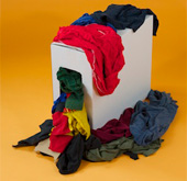 Carton de chiffons 10 kg polo coton demi clair